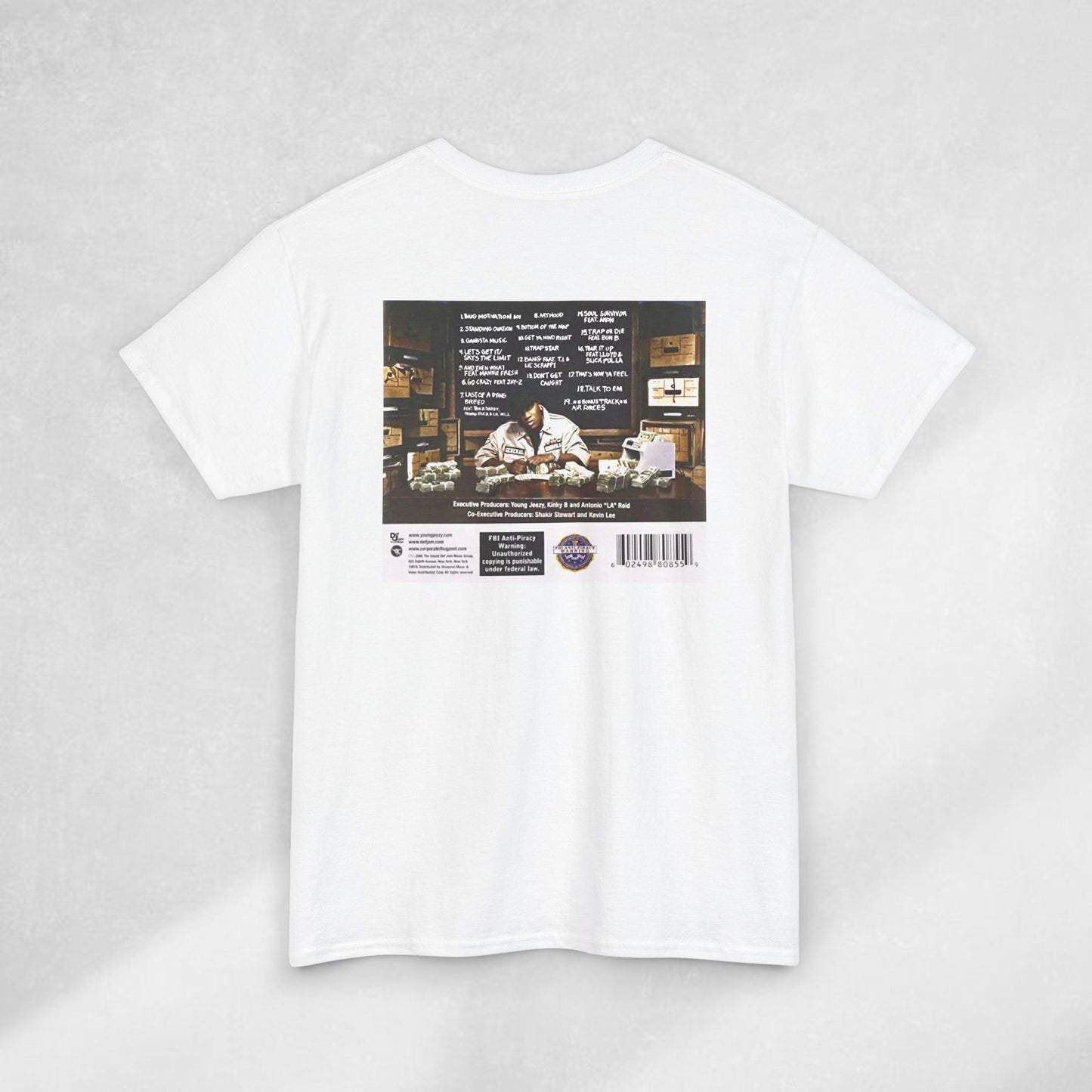 Young Jeezy Thug Motivation 101 Album Cover T-Shirt