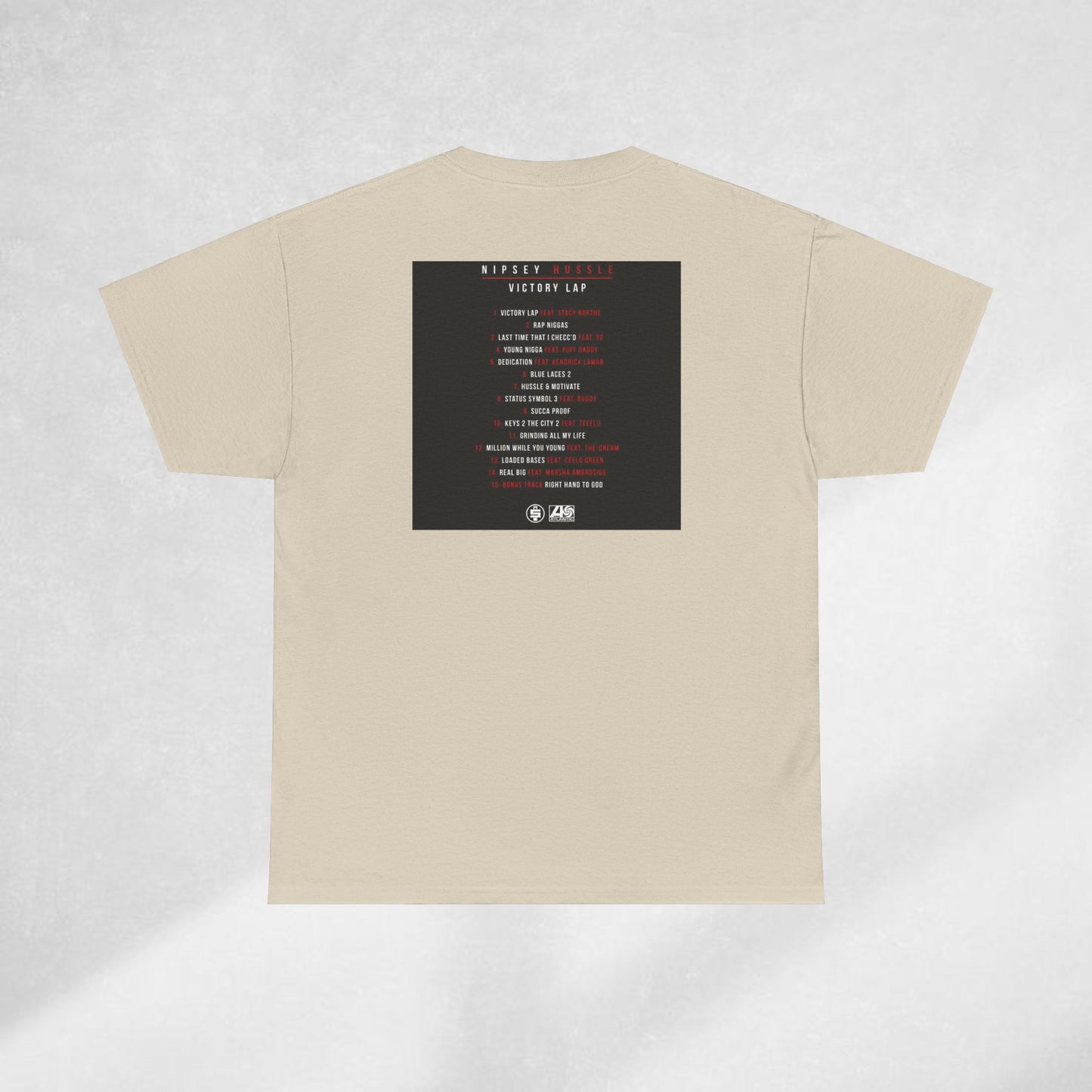 Nipsey Hussle Victory Lap Album Cover Tee