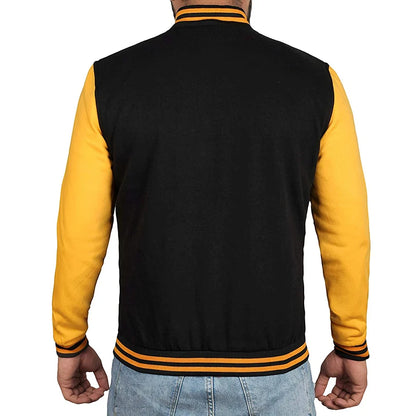 Men's Varsity Jackets - High School Baseball Letterman Bomber Jacket Man