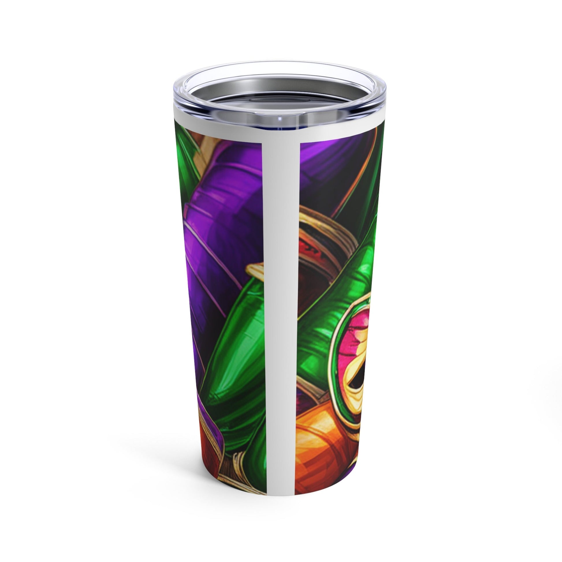 Mardi Gras theme Tumbler, Fat Tuesday Tumbler, Party Time Tumbler, Carnival Tumbler, MG Tumbler, Let The Good Times Roll Tumbler