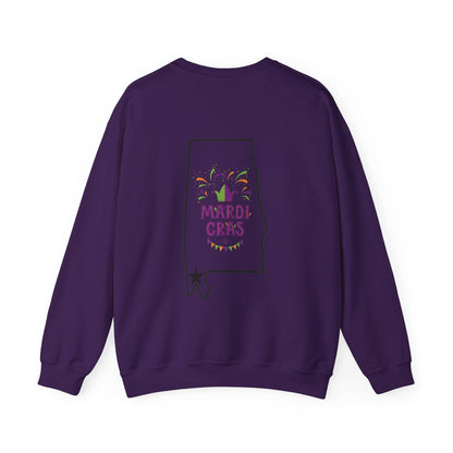 Mardi Gras Sweatshirt, Birthplace of Mardi Gras Sweatshirt, Alabama Mardi Gras Sweatshirt, Party Time Sweatshirt, Carnival Sweatshirt