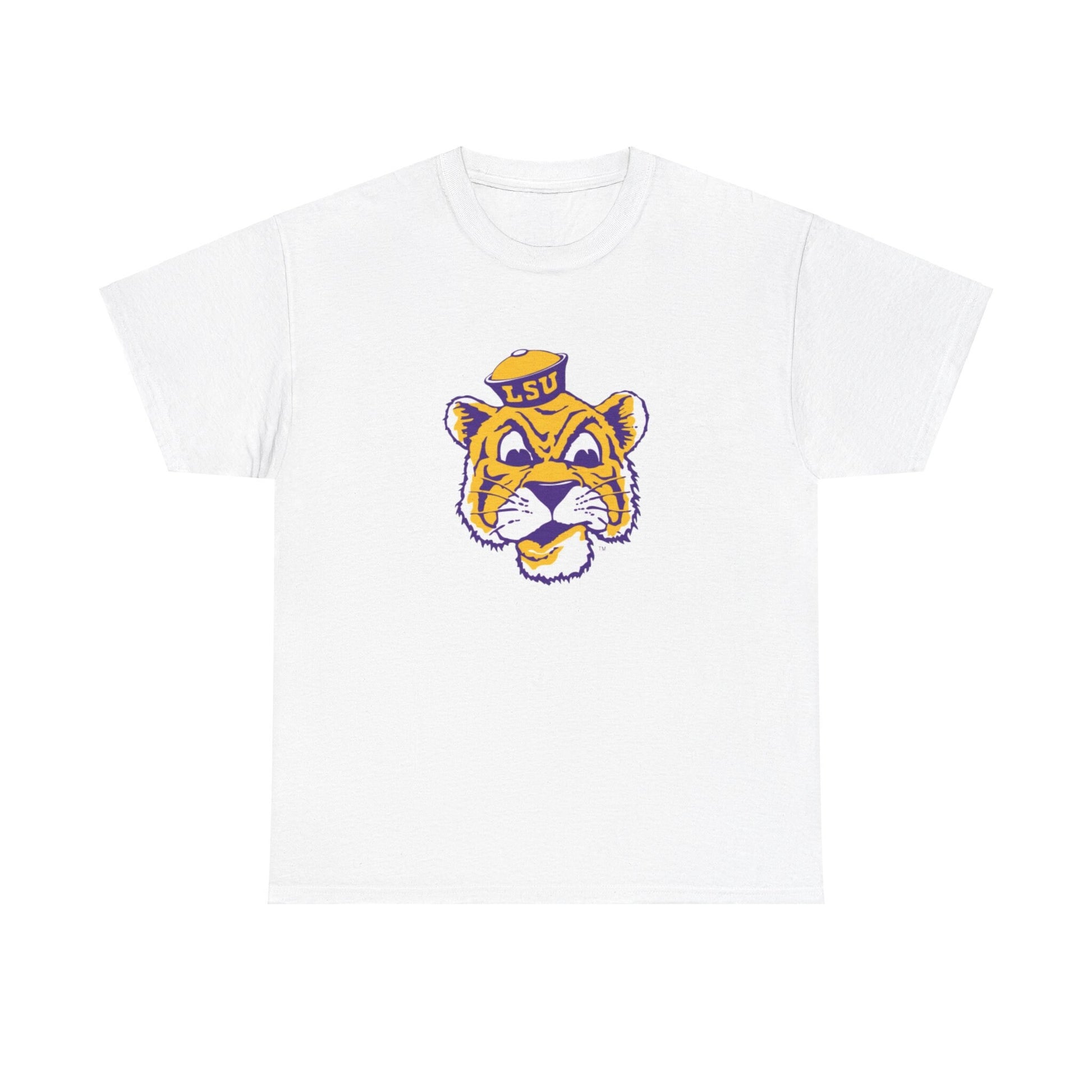 Vintage LSU Mascot Cartoon Tee, Retro LSU Mascot Cartoon Tee, Classic LSU Mascot Cartoon Tee, Tiger Mascot Cartoon Tee