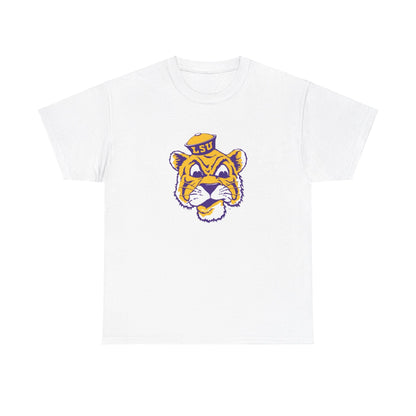 Vintage LSU Mascot Cartoon Tee, Retro LSU Mascot Cartoon Tee, Classic LSU Mascot Cartoon Tee, Tiger Mascot Cartoon Tee