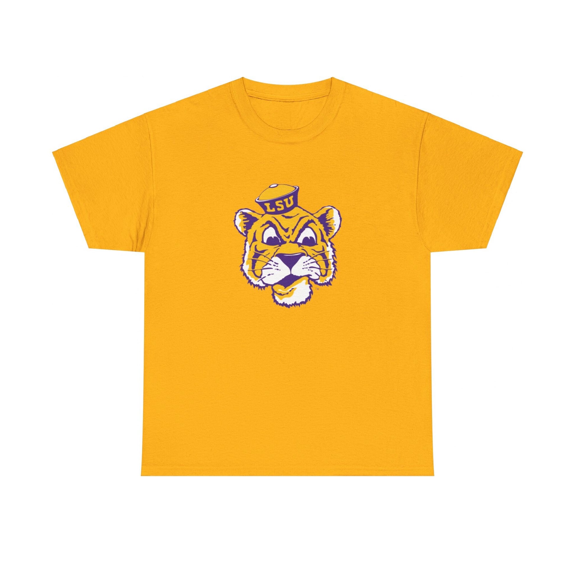 Vintage LSU Mascot Cartoon Tee, Retro LSU Mascot Cartoon Tee, Classic LSU Mascot Cartoon Tee, Tiger Mascot Cartoon Tee