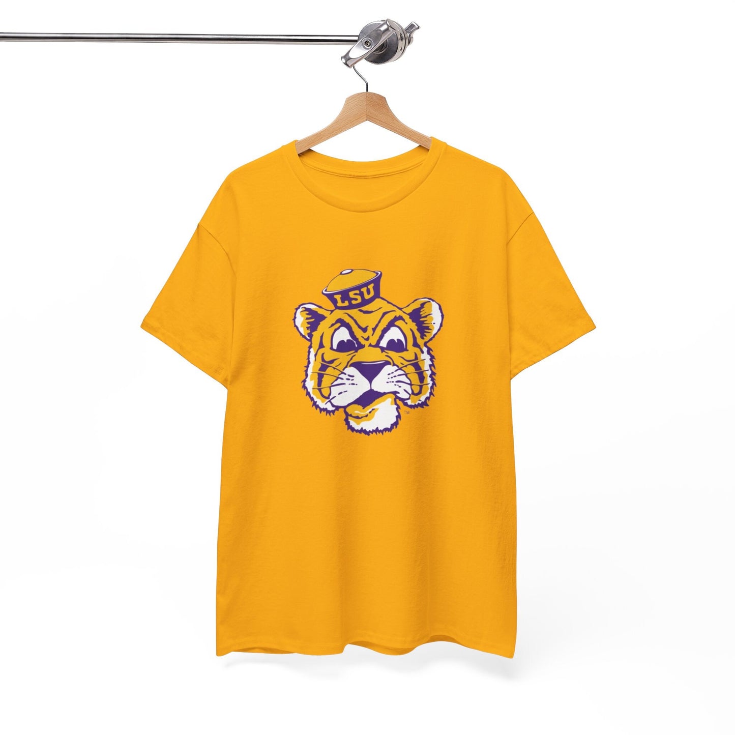 Vintage LSU Mascot Cartoon Tee, Retro LSU Mascot Cartoon Tee, Classic LSU Mascot Cartoon Tee, Tiger Mascot Cartoon Tee