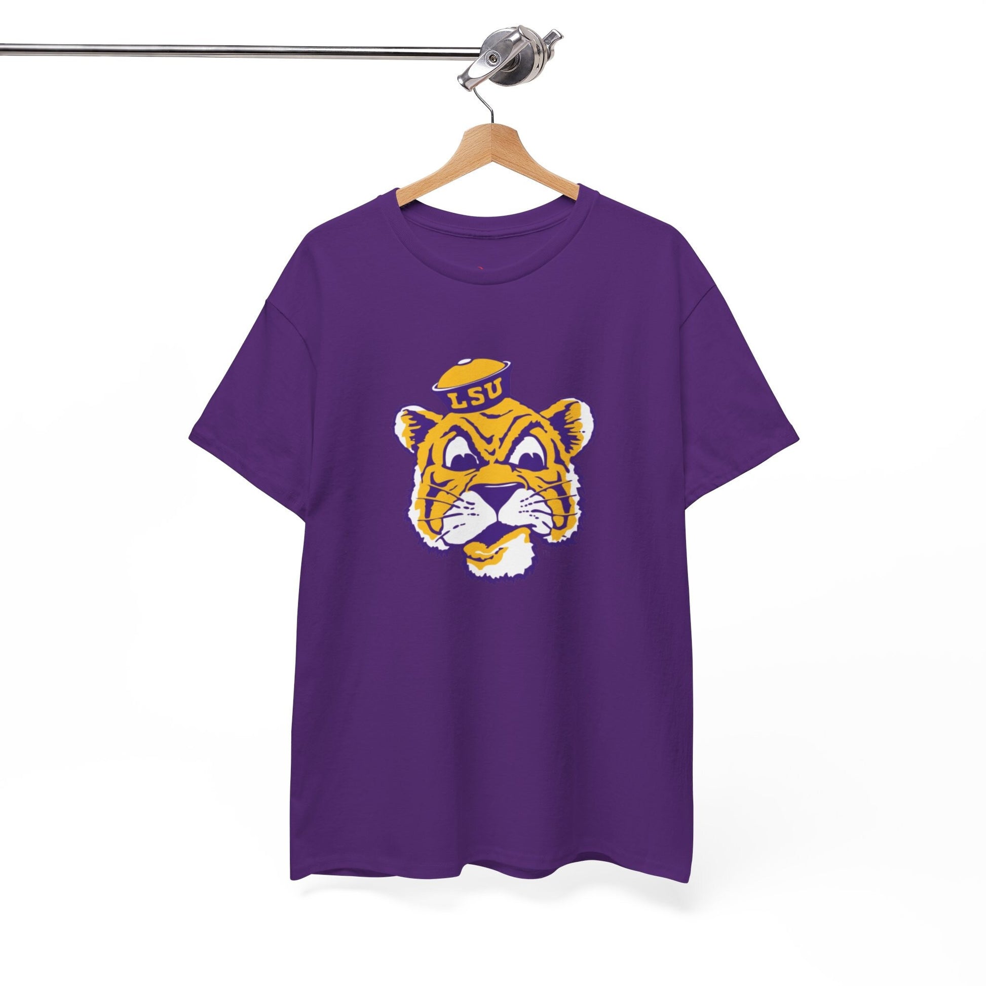 Vintage LSU Mascot Cartoon Tee, Retro LSU Mascot Cartoon Tee, Classic LSU Mascot Cartoon Tee, Tiger Mascot Cartoon Tee